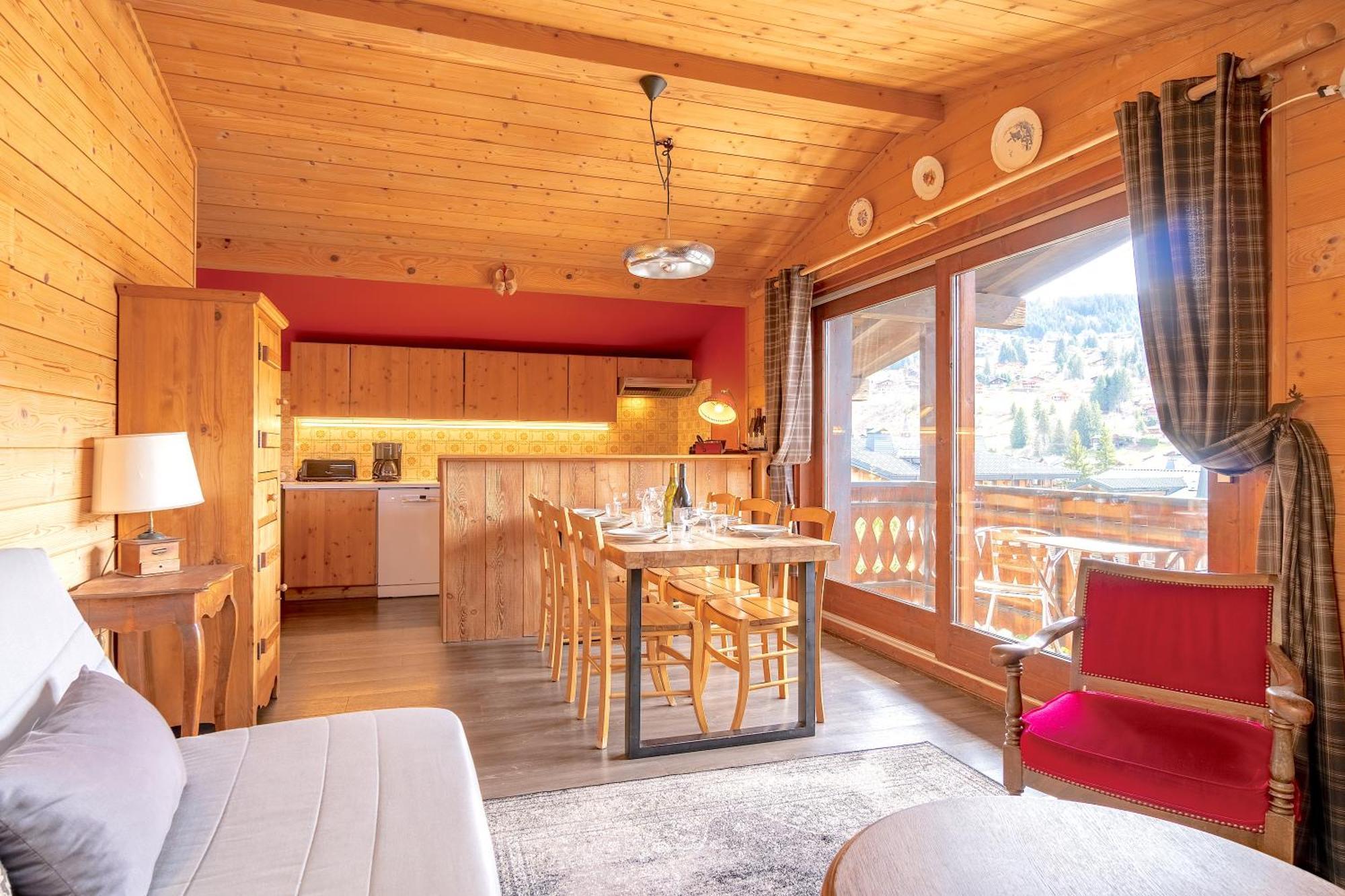 Appartement Six-Deniers à Les Gets Extérieur photo